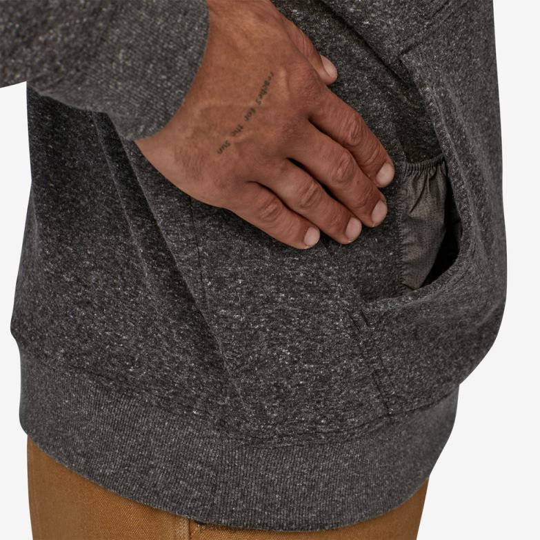 Men Hemp Hoody Sweatshirt Salt Grey Patagonia Apparel P6ZJ61810