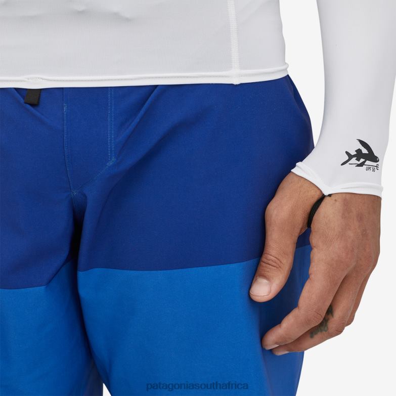 Men RO UPF Hoody White Patagonia Apparel P6ZJ62632