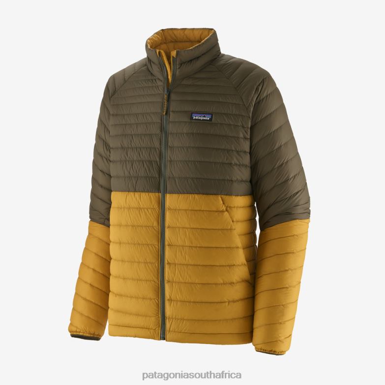 Men AlpLight Down Jacket Cabin Gold Patagonia Apparel P6ZJ61681