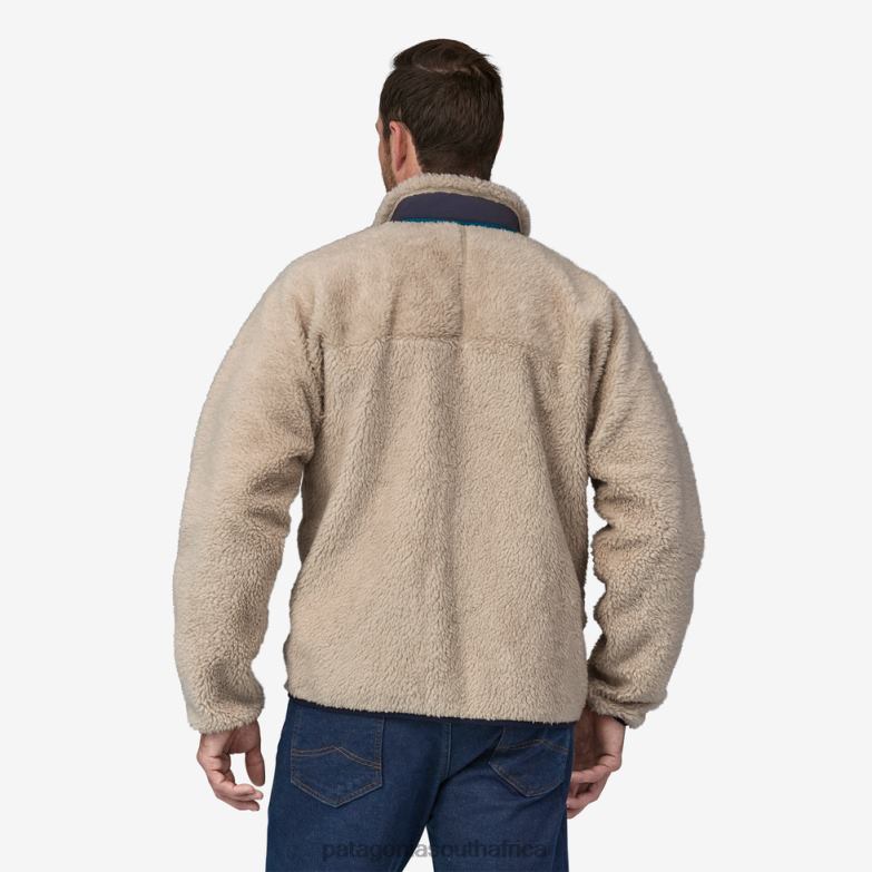 Men Classic Retro-X Fleece Jacket Dark Natural w/Plume Grey Patagonia Apparel P6ZJ61587