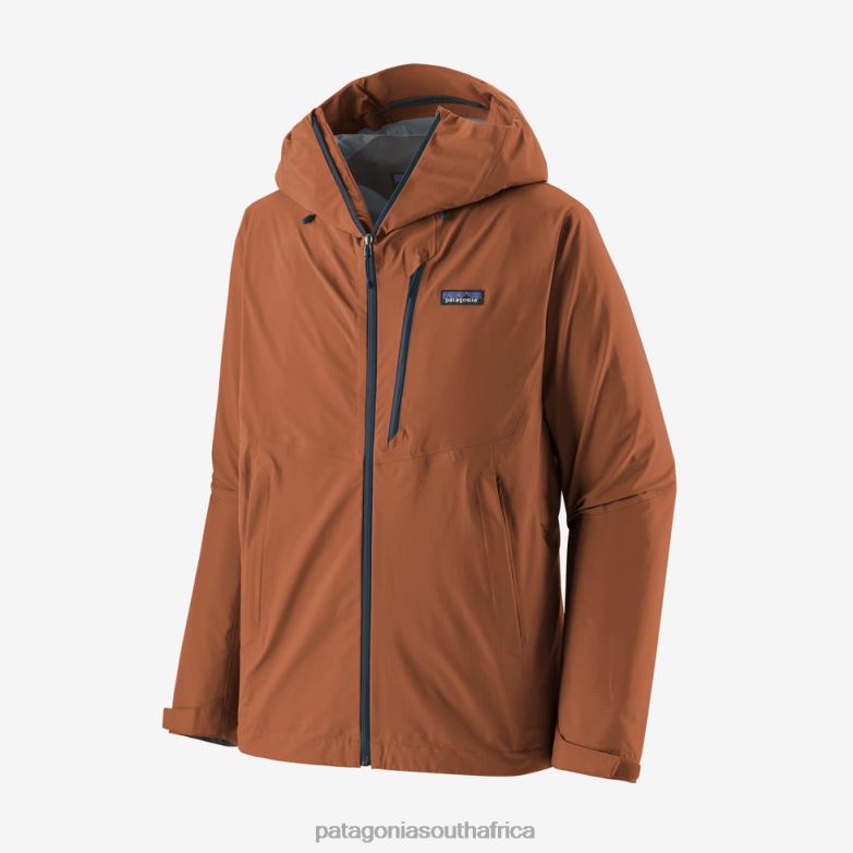 Men Granite Crest Rain Jacket Fertile Brown Patagonia Apparel P6ZJ61561