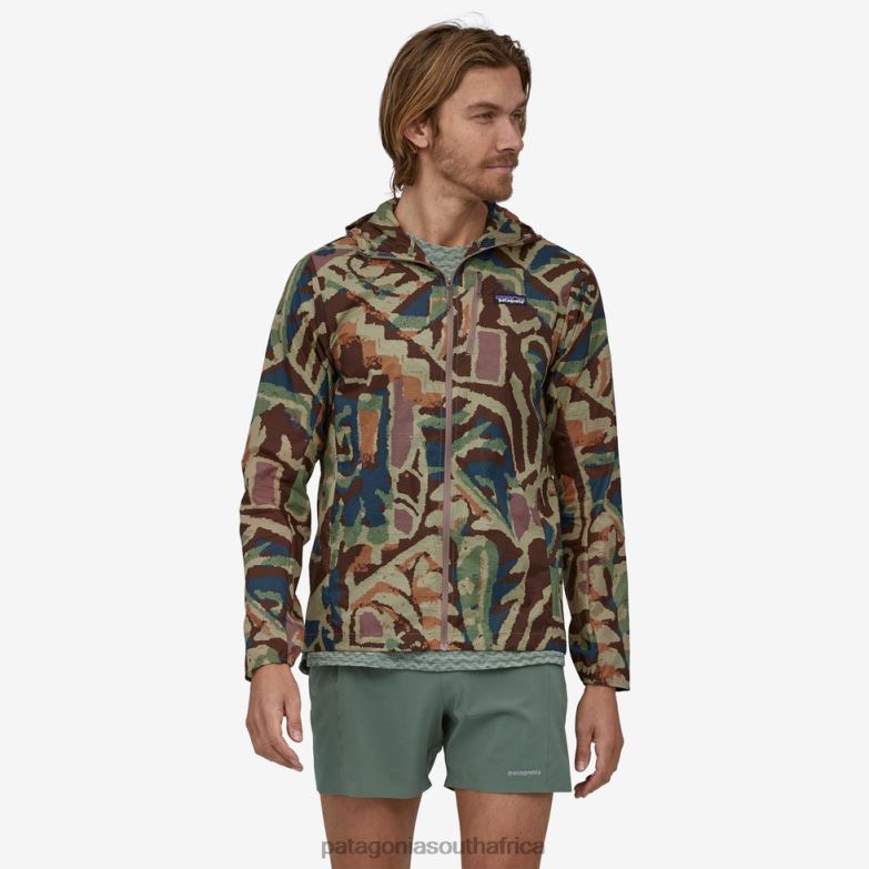 Men Houdini Jacket Thriving Planet: Cone Brown Patagonia Apparel P6ZJ61486