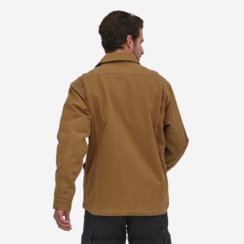 Men Iron Forge Hemp Canvas Ranch Jacket Coriander Brown Patagonia Apparel P6ZJ61636
