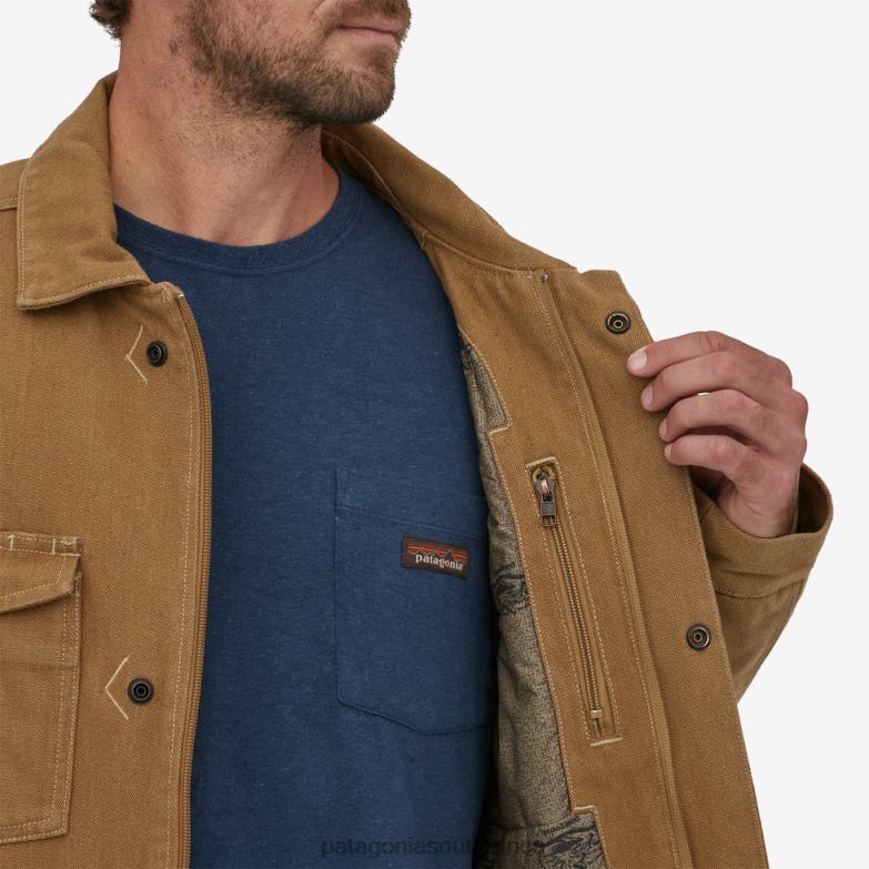 Men Iron Forge Hemp Canvas Ranch Jacket Ink Black Patagonia Apparel P6ZJ61635