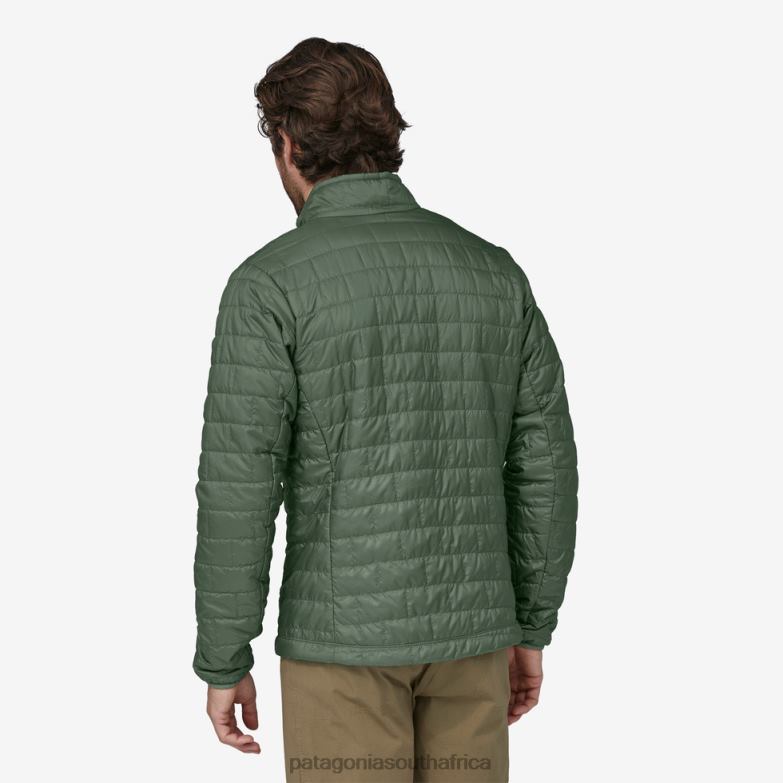 Men Nano Puff Jacket Hemlock Green Patagonia Apparel P6ZJ61479