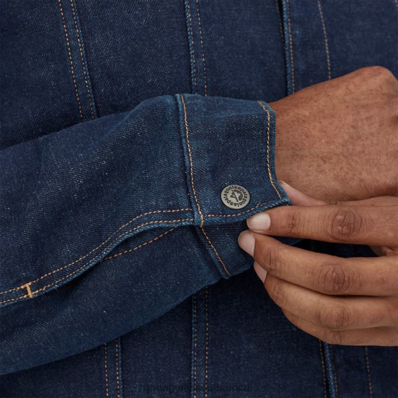 Men Pile-Lined Trucker Jacket Basin Green Patagonia Apparel P6ZJ61641