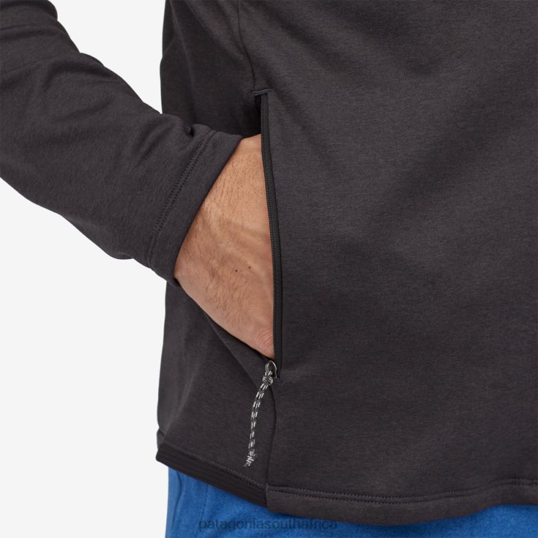 Men R1 Daily Jacket Noble Grey - Salt Grey X-Dye Patagonia Apparel P6ZJ61566