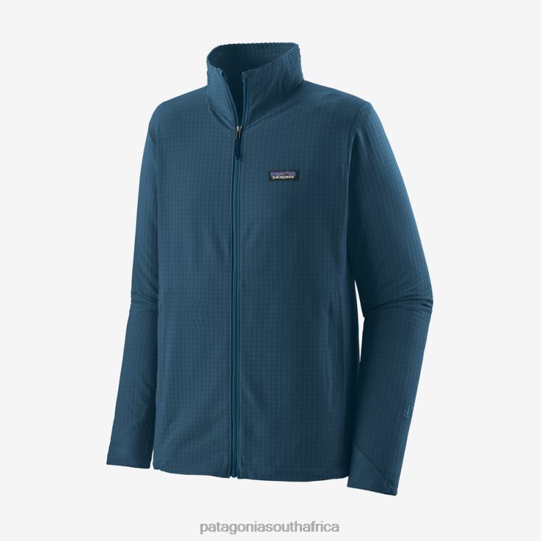 Men R1 TechFace Jacket Wavy Blue Patagonia Apparel P6ZJ61570