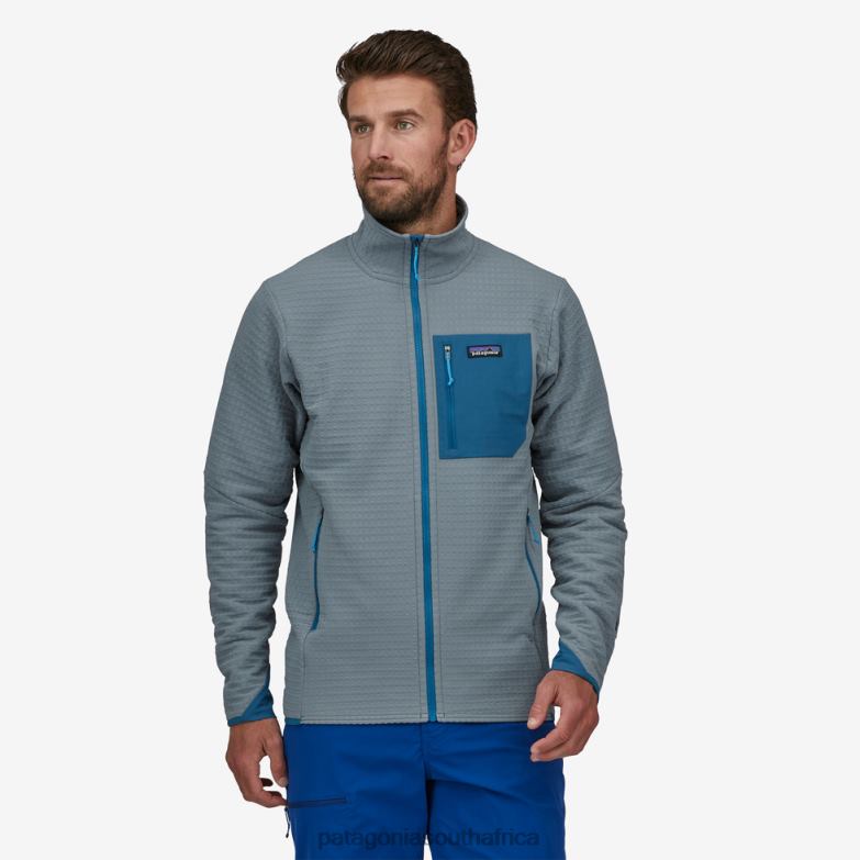 Men R2 TechFace Jacket Plume Grey Patagonia Apparel P6ZJ61651