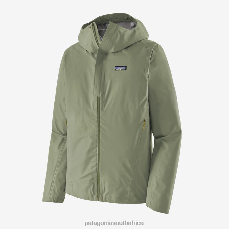 Men Slate Sky Jacket Salvia Green Patagonia Apparel P6ZJ61539