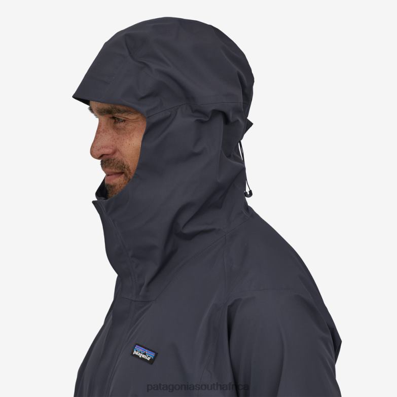 Men Slate Sky Jacket Smolder Blue Patagonia Apparel P6ZJ61537