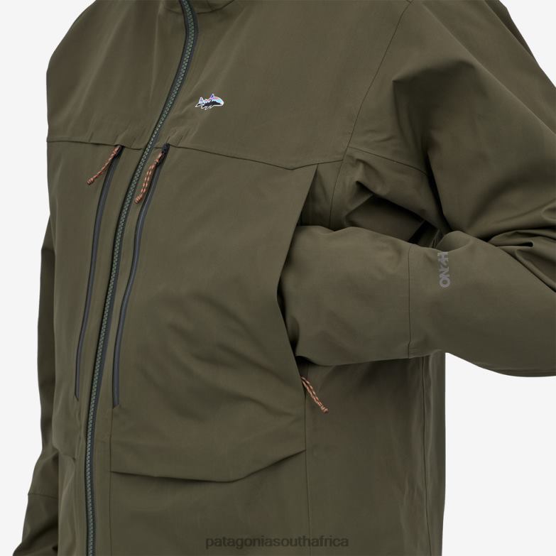 Men Swiftcurrent Wading Jacket Basin Green Patagonia Apparel P6ZJ61710