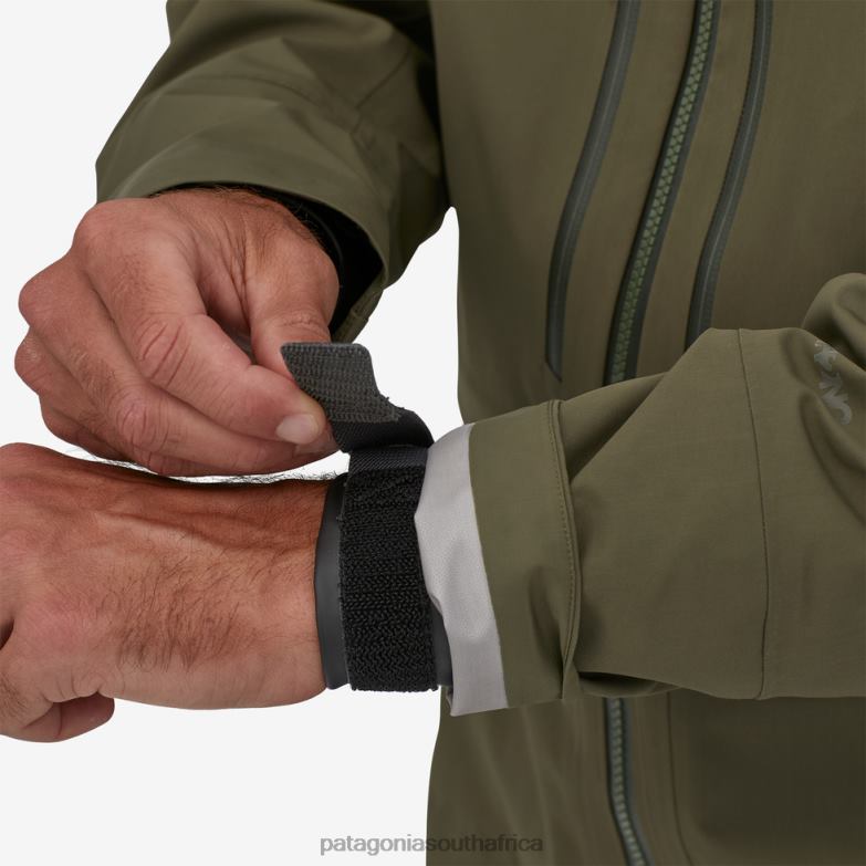 Men Swiftcurrent Wading Jacket Basin Green Patagonia Apparel P6ZJ61710