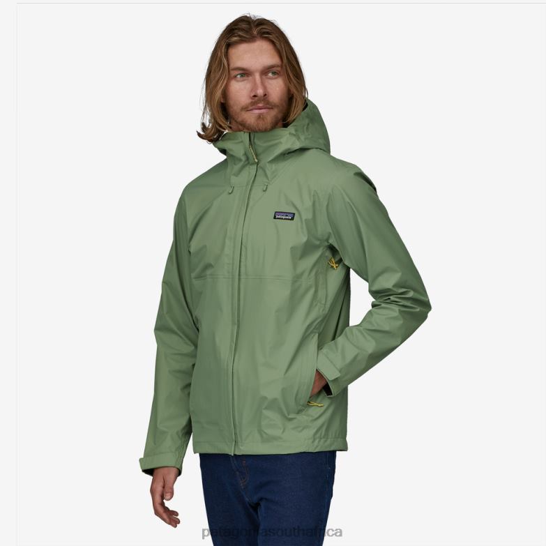 Men Torrentshell 3L Rain Jacket Sedge Green Patagonia Apparel P6ZJ61455