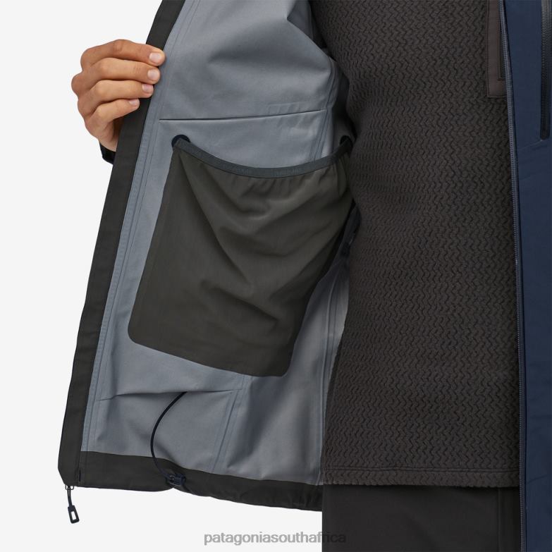 Men Triolet Jacket Black Patagonia Apparel P6ZJ61499