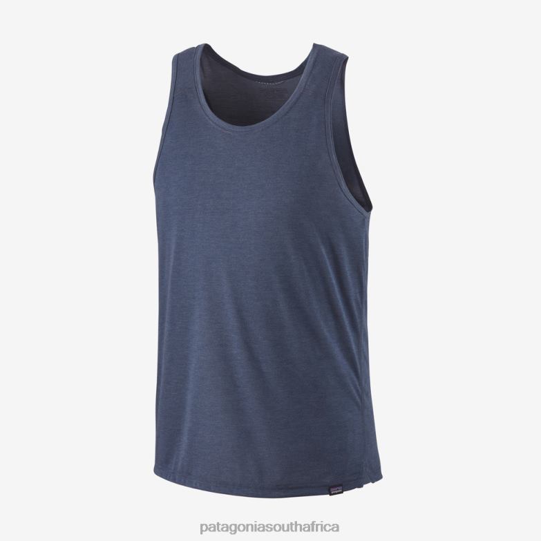 Men Capilene Cool Trail Tank Top Classic Navy Patagonia Apparel P6ZJ62184