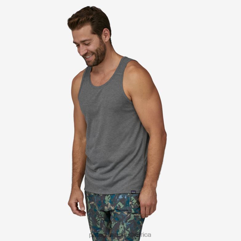 Men Capilene Cool Trail Tank Top Classic Navy Patagonia Apparel P6ZJ62184