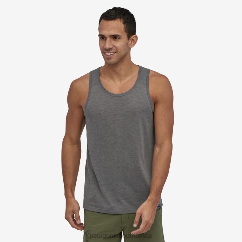 Men Capilene Cool Trail Tank Top Classic Navy Patagonia Apparel P6ZJ62184