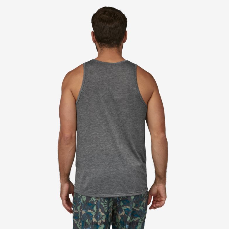 Men Capilene Cool Trail Tank Top Forge Grey Patagonia Apparel P6ZJ62183