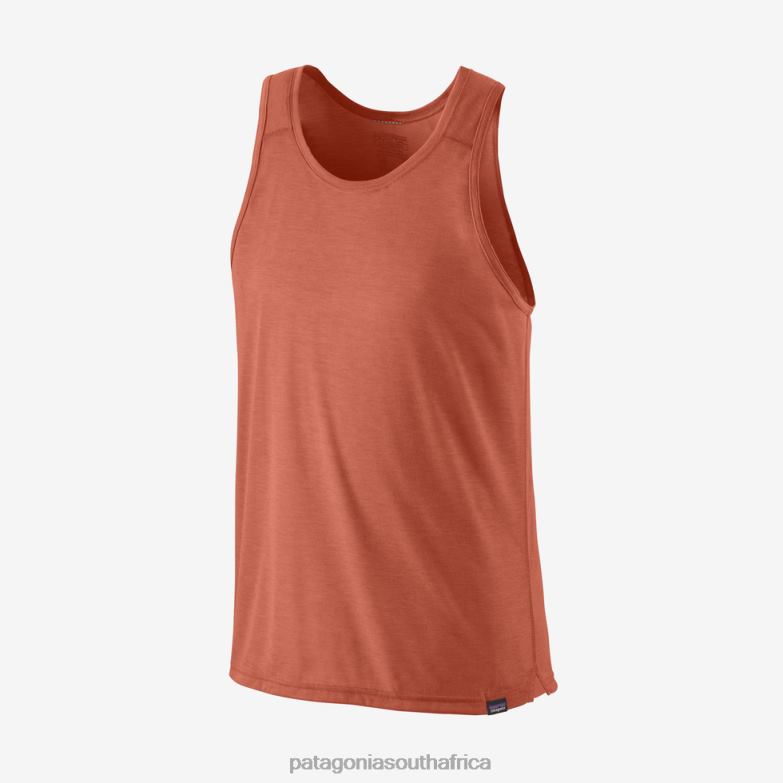 Men Capilene Cool Trail Tank Top Quartz Coral Patagonia Apparel P6ZJ62185
