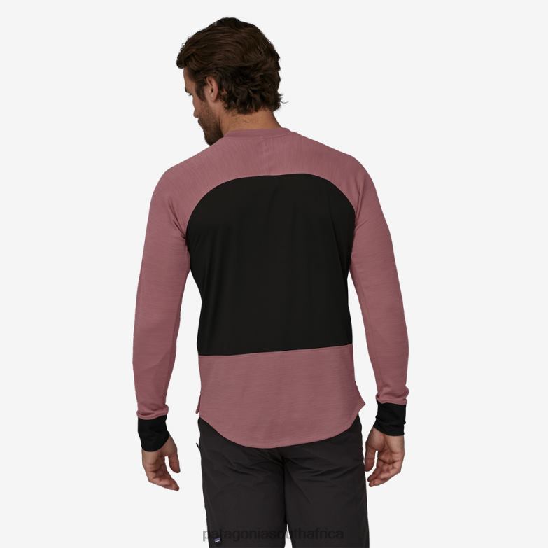 Men Long-Sleeved Dirt Craft Bike Jersey Evening Mauve Patagonia Apparel P6ZJ62140