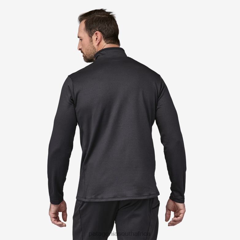 Men R1 Daily Zip-Neck Wavy Blue - Light Plume Grey X-Dye Patagonia Apparel P6ZJ61624