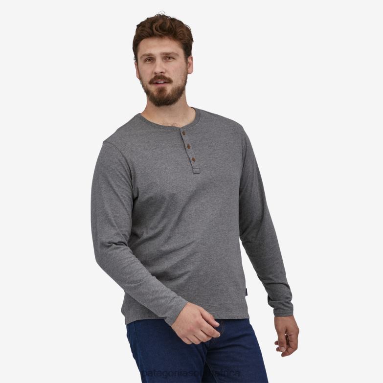 Men Regenerative Organic Certified Cotton Lightweight Henley New Navy Patagonia Apparel P6ZJ62104