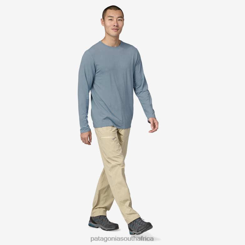 Men Tropic Comfort Natural UPF Crew Light Plume Grey Patagonia Apparel P6ZJ61929