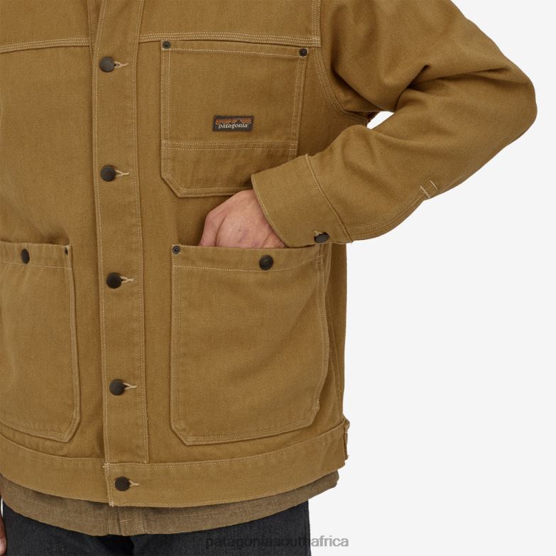 Men Iron Forge Hemp Canvas Chore Coat Ink Black Patagonia Apparel P6ZJ61505