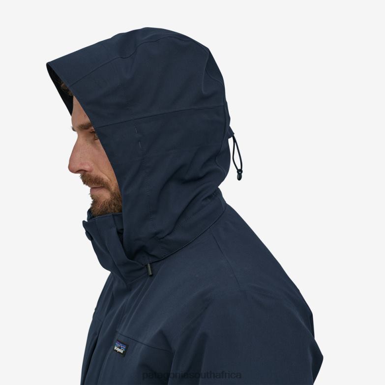 Men Tres 3-in-1 Parka New Navy Patagonia Apparel P6ZJ61512