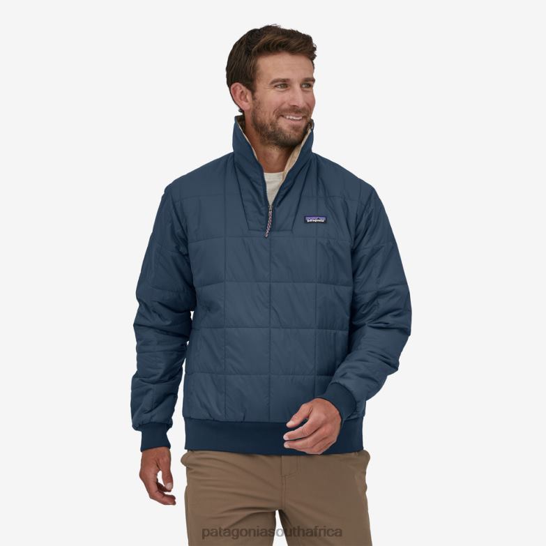 Men Box Quilted Pullover Dusky Brown Patagonia Apparel P6ZJ61511