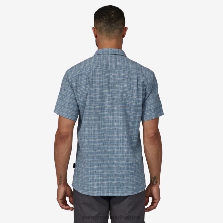 Men Back Step Shirt Renewal: Light Plume Grey Patagonia Apparel P6ZJ61891