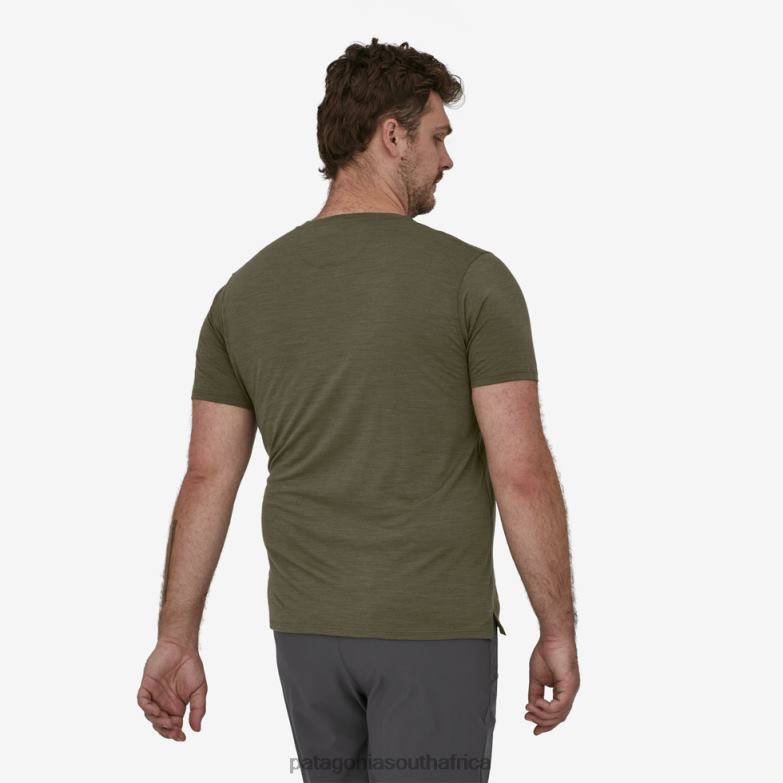 Men Capilene Cool Merino Graphic Shirt Forge Mark Icons: Plume Grey Patagonia Apparel P6ZJ62060