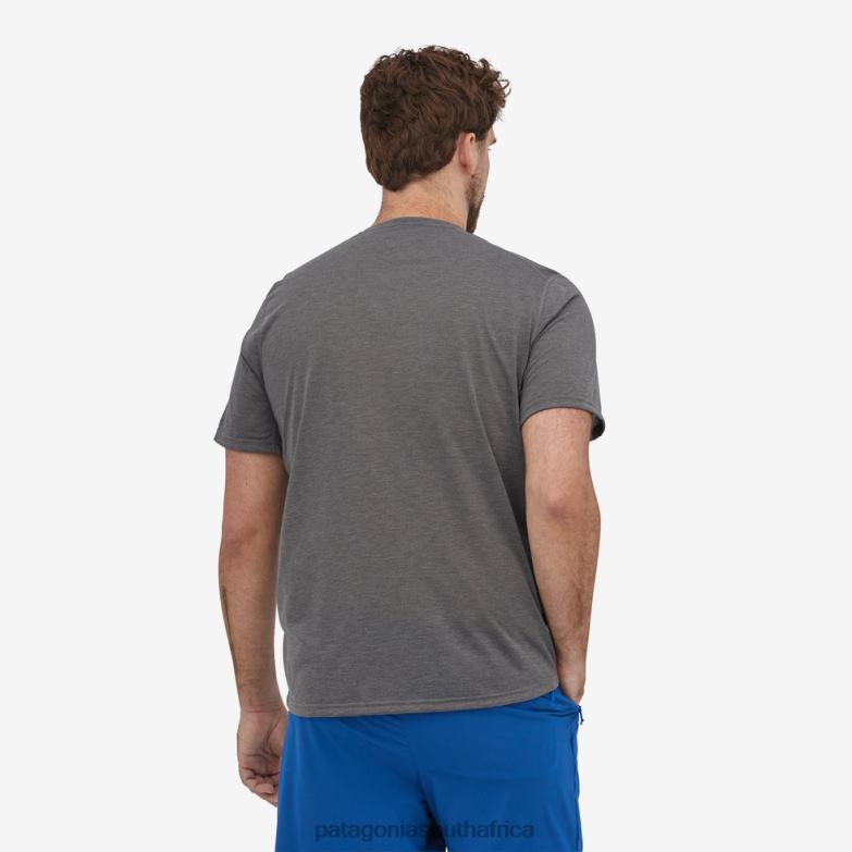 Men Capilene Cool Trail Shirt Hemlock Green Patagonia Apparel P6ZJ61964