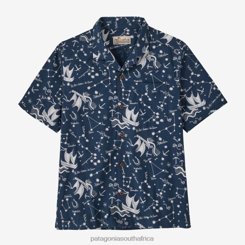Men Pataloha Shirt Ho'okele: Tidepool Blue Patagonia Apparel P6ZJ61940