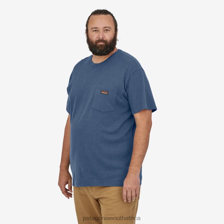 Men Work Pocket Tee Shirt Hemp Leaf: Friend Green Patagonia Apparel P6ZJ61941