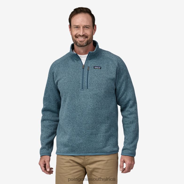 Men Better Sweater 1/4-Zip Fleece Industrial Green Patagonia Apparel P6ZJ61531