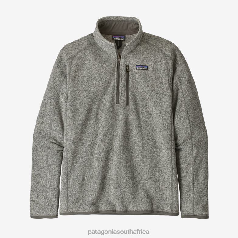 Men Better Sweater 1/4-Zip Fleece Stonewash Patagonia Apparel P6ZJ61533