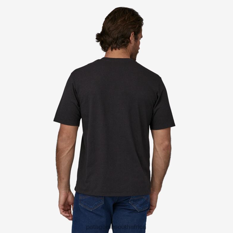 Men Forge Mark Crest Pocket Responsibili-Tee New Navy Patagonia Apparel P6ZJ62171