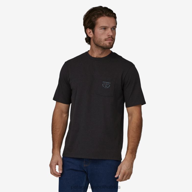 Men Forge Mark Crest Pocket Responsibili-Tee Sandhill Rust Patagonia Apparel P6ZJ62173