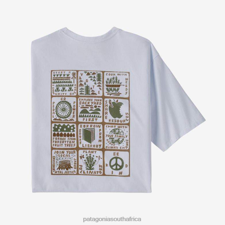Men How to Change Responsibili-Tee White Patagonia Apparel P6ZJ62239