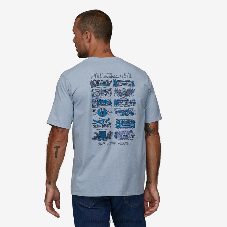 Men How to Heal Responsibili-Tee Oar Tan Patagonia Apparel P6ZJ62228