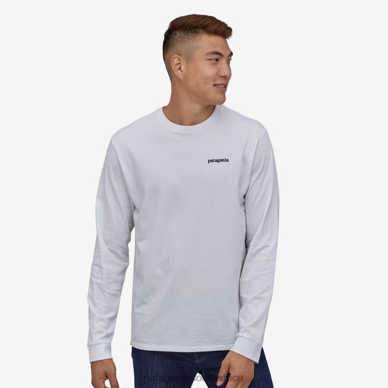 Men Long-Sleeved Line Logo Ridge Responsibili-Tee Ink Black Patagonia Apparel P6ZJ62086