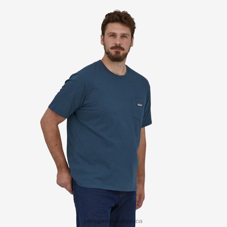 Men Regenerative Organic Certified Cotton Lightweight Pocket Tee Birch White Patagonia Apparel P6ZJ62053