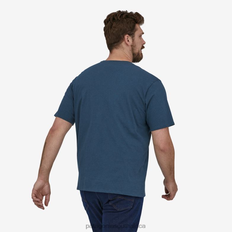 Men Regenerative Organic Certified Cotton Lightweight Pocket Tee Birch White Patagonia Apparel P6ZJ62053