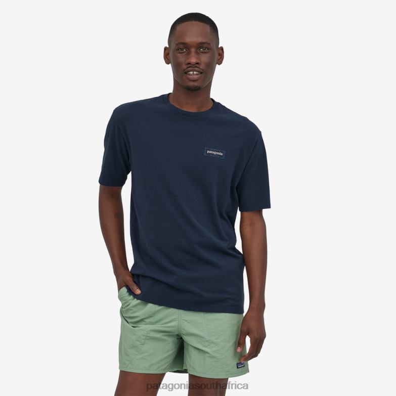 Men Tee-Cycle T-Shirt Change Breeze: New Navy Patagonia Apparel P6ZJ62230