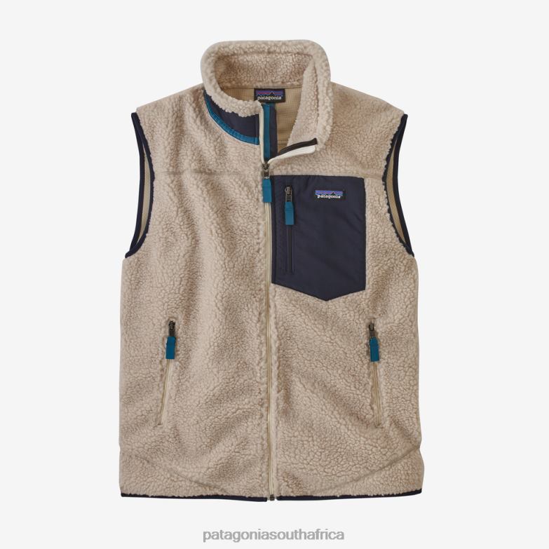 Men Classic Retro-X Fleece Vest Pitch Blue Patagonia Apparel P6ZJ61655