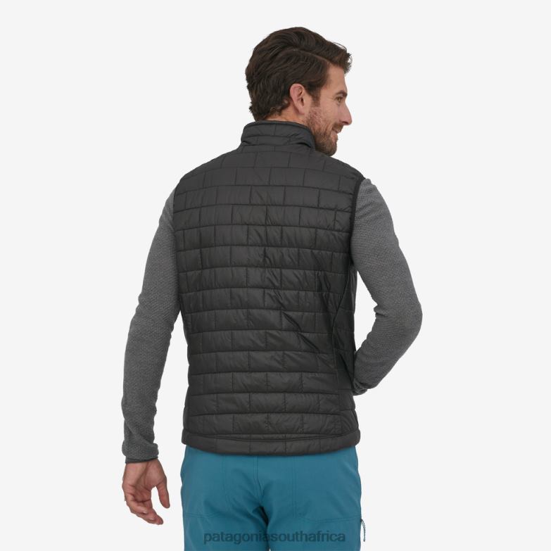 Men Nano Puff Vest Black Patagonia Apparel P6ZJ61465