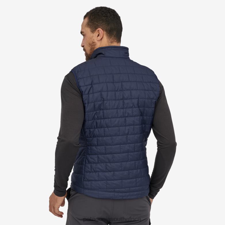 Men Nano Puff Vest Classic Navy Patagonia Apparel P6ZJ61467