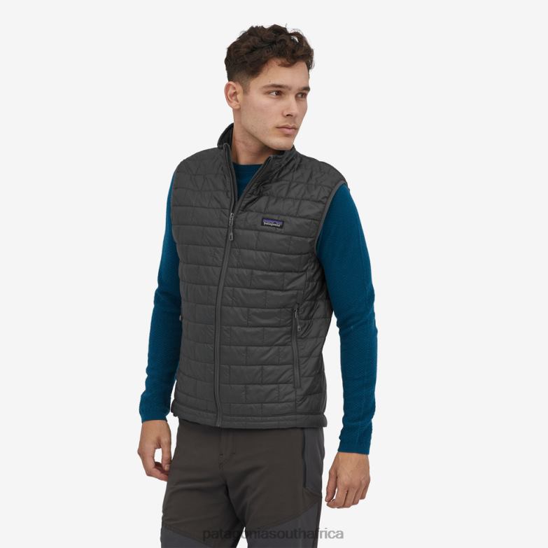 Men Nano Puff Vest Forge Grey Patagonia Apparel P6ZJ61466